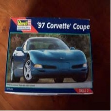 97 corvette coupe model kit   